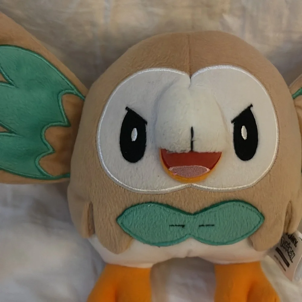 Pokemon Sun & Moon - Rowlet Mokuro Plush
